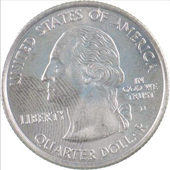 Custom - COLORIZED - 2001-D Vermont State Quarter - High Collectible