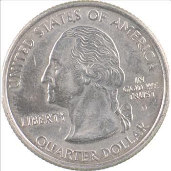 Custom - COLORIZED - 2008-D Oklahoma State Quarter - High Collectible