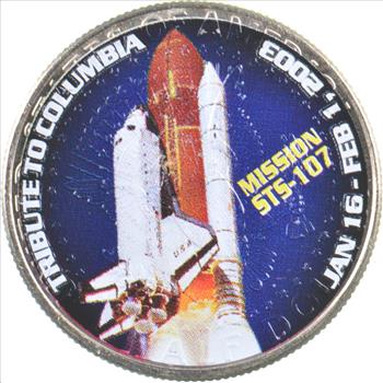 Custom - COLORIZED - 2008-P Kennedy Half Dollar - Tribute To Columbia ...