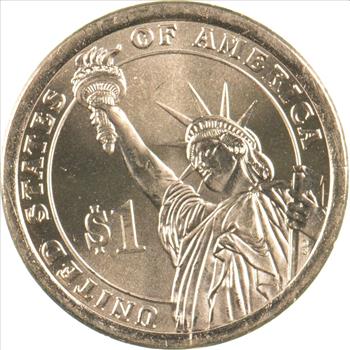 Custom - COLORIZED - George H.W. Bush Presidential Dollar - High Collectible