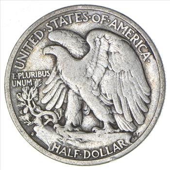 Difficult - 50c 1937-S Walking Liberty Half Dollar - Tough Mint Mark!