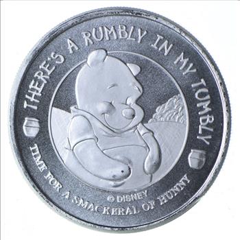 Disney Winnie the Pooh - 1 Oz .999 Silver Round Limited Edition Honey Balloon