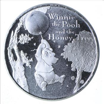 Disney Winnie the Pooh - 1 Oz .999 Silver Round Limited Edition Honey Balloon