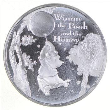 Disney Winnie the Pooh - 1 Oz .999 Silver Round Limited Edition Honey Balloon