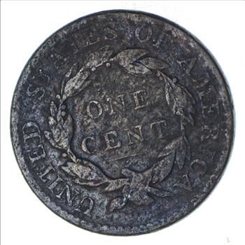 EARLY - 1819 - Liberty Head United States LARGE CENT - TOUGH Coin - Look at Redbook!