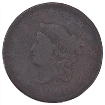 EARLY - 1820 - Liberty Head United States LARGE CENT - TOUGH Coin - Look at Redbook!