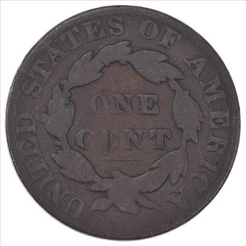 EARLY - 1829 - Liberty Head United States LARGE CENT - TOUGH Coin - Look at Redbook!