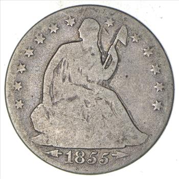Early - 1855-O Seated Liberty Half Dollar - Rare Type US Coin Silver 90%
