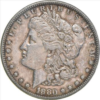 Early - 1880-S Morgan Silver Dollar - 90% US Coin