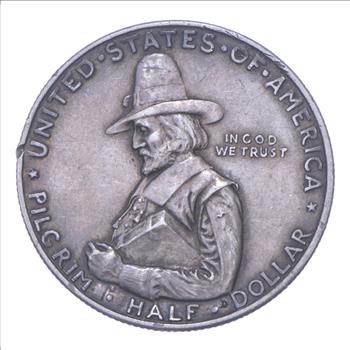 Early - 1920 Pilgrim Tercentenary Commemorative Half Dollar - Brilliant