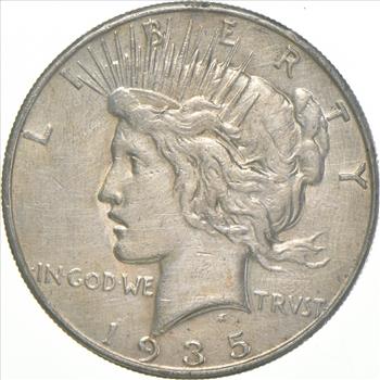 Early - 1935 Peace Silver Dollar - 90% US Coin