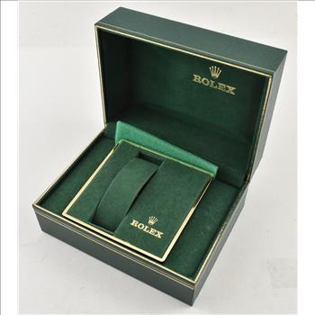 Empty Rolex Oyster Datejust Box, Serial Tag, & Paperwork - NO WATCH