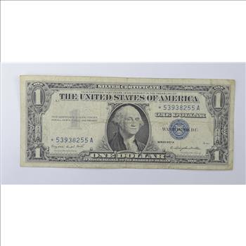 ERROR Replacement *Star* 1957-A $1.00 Silver Certificate Replacement Note - Tough