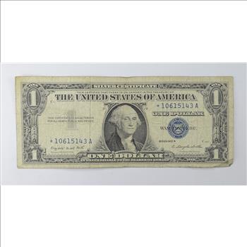 ERROR Replacement *Star* 1957-A $1.00 Silver Certificate Replacement Note - Tough