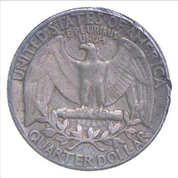 ERROR/Variety - Type B Reverse BU 1959 Washington Quarter - Silver