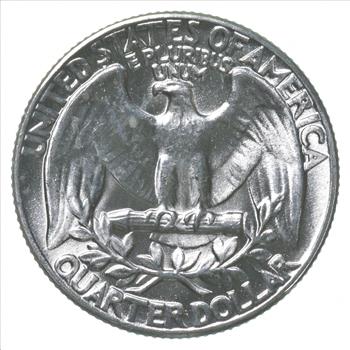 ERROR/Variety - Type B Reverse BU 1960 Washington Quarter - Silver