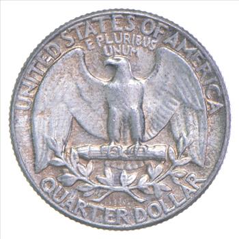 ERROR/Variety - Type B Reverse BU 1960 Washington Quarter - Silver