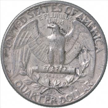 ERROR/Variety - Type B Reverse BU 1962 Washington Quarter - Silver