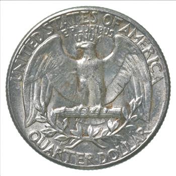 ERROR/Variety - Type B Reverse BU 1963 Washington Quarter - Silver