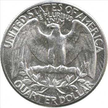 ERROR/Variety - Type B Reverse BU 1963 Washington Quarter - Silver