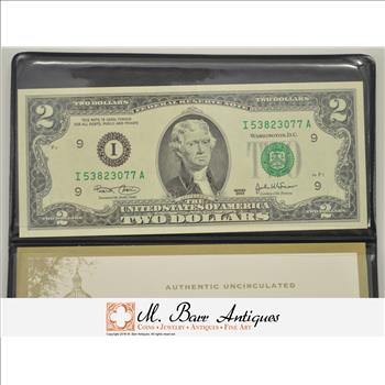 Fancy Displayed United States Currency! W@W