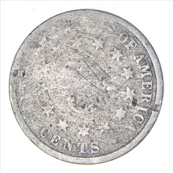 First Nickel Design 1860's-80's Era - US Shield Nickel US Type Coin