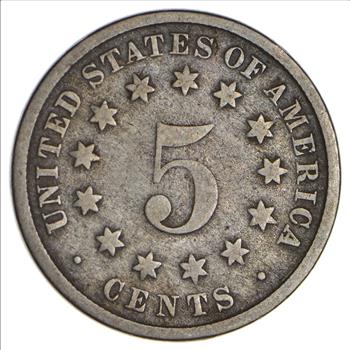 First US Nickel - 1882 - Shield Nickel - US Type Coin - Over 100 Years Old!