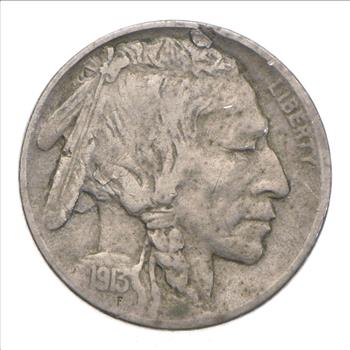 FIRST YEAR - 1913 Type 1 Buffalo Indian Head Nickel