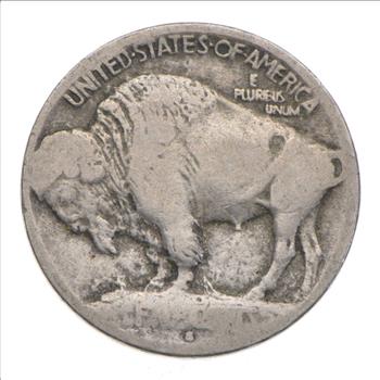 FIRST YEAR - 1913-S Type 1 Buffalo Indian Head Nickel