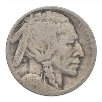 FIRST YEAR - 1913-S Type 1 Buffalo Indian Head Nickel