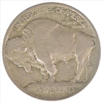 First Year Issue! - 1913 Type 1 Raised Ground Buffalo Nickel