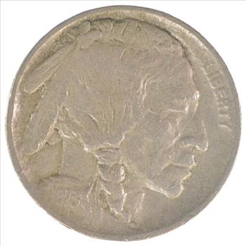 First Year Issue! - 1913 Type 1 Raised Ground Buffalo Nickel