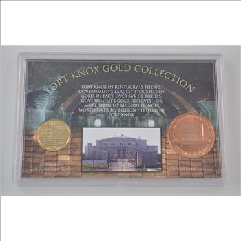 Fort Knox Gold Collection Fancy Packaging Coin Set Collection