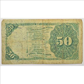 Fourth Issue 50 Cents United States Fractional Currency