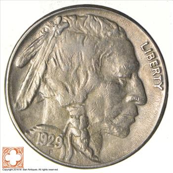 FULL HORN - 1929-S Buffalo Head Nickel - TOUGH