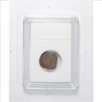 Genuine 1400-1600 AD Spanish Bronze - New World Pirate Era Coin