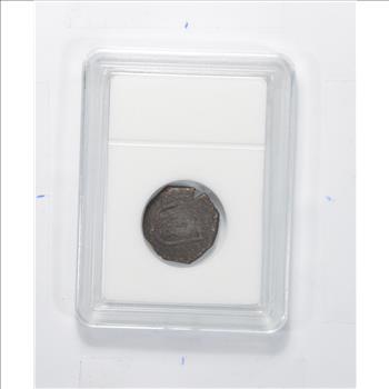 Genuine 1400-1600 AD Spanish Bronze - New World Pirate Era Coin