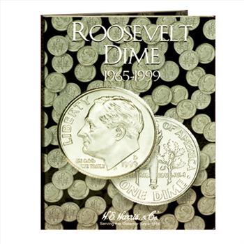 H.E. Harris Roosevelt Dimes #2 Folder 1965-1999 - Coin Collector Album