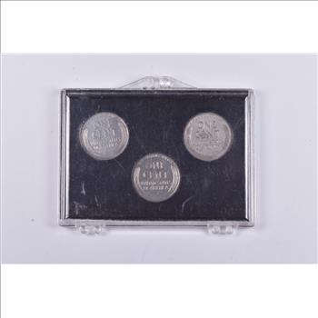 High Grade 1943 P D S Complete Set Lincoln Wheat STEEL WWII 'Silver' Penny