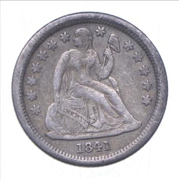 Historic 1841-O Seated Liberty Dime