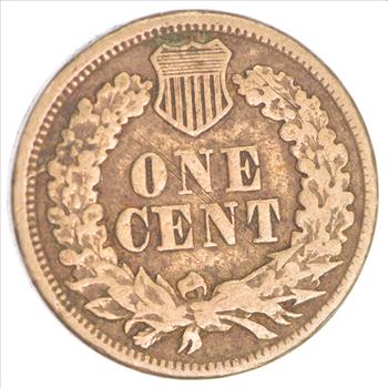 Historic 1863 Indian Head Copper Nickel Cent