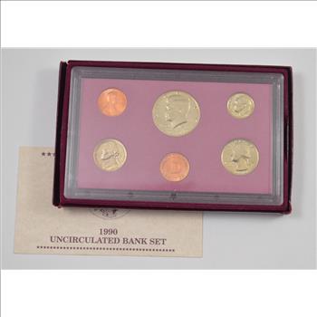 Historic Coin Collection - 1990 Uncirculated Bank Set - Denver Mint Nicely Packed US Coins!