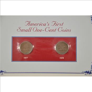 Historic Coin Collection - America's First Small One-Cent Coins Nicely Packed US Coins!