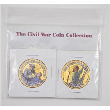 Historic Coin Collection - Civil War Coin Collection Gettysburg Nicely Packed US Coins!