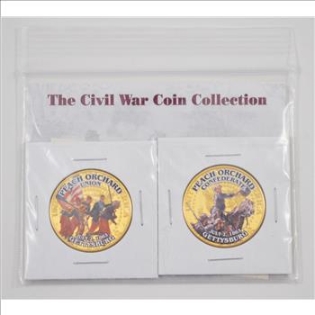 Historic Coin Collection - Civil War Coin Collection Gettysburg Peach Orchard Nicely Packed US Coins!