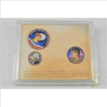 Historic Coin Collection - Colorized Bicentennial Coin Collection Nicely Packed US Coins!