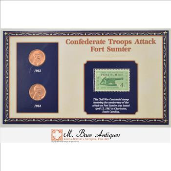 Historic Coin Collection - Confederate Troops Attack Fort Sumter*** Nicely Packed US Coins!