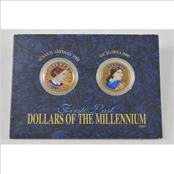 Historic Coin Collection - First & Last Dollars Of The Millennium Nicely Packed US Coins!