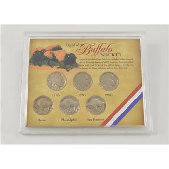 Historic Coin Collection - Legend Of The Buffalo Nickel Nicely Packed US Coins!