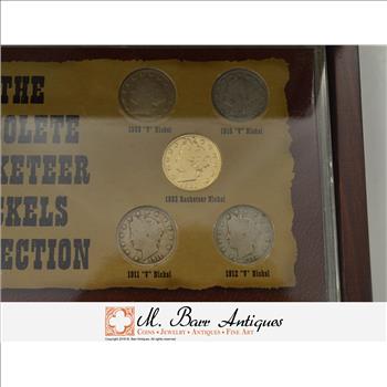 Historic Coin Collection - Old West The Obsolete Racketeer Nickels Collection*** Nicely Packed US Coins!